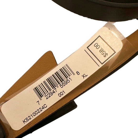 ✨ NWT Trendy Kate Spade New York Black Bow Authentic Leather Waist Belt Size XL main image 7